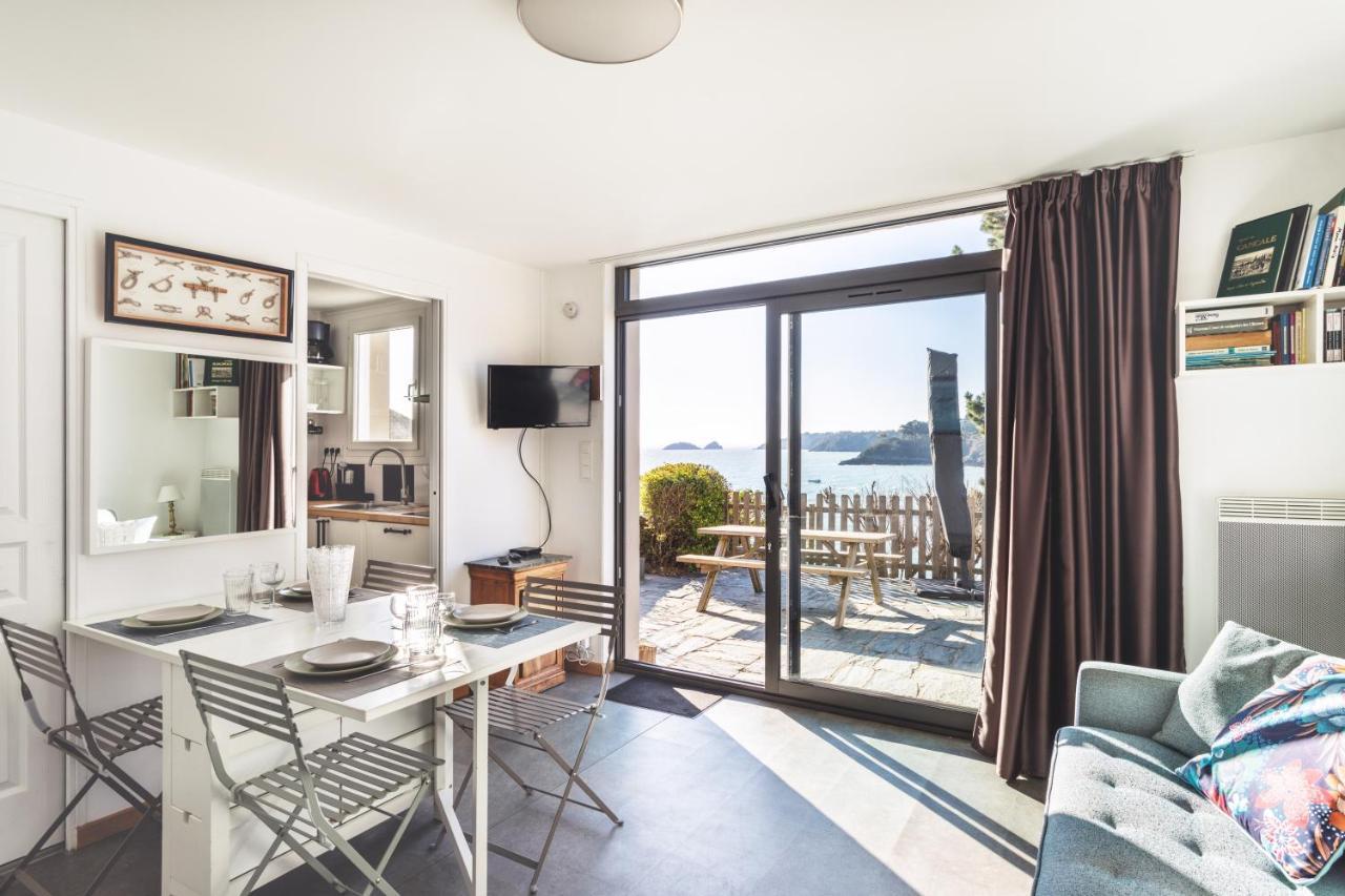 Jardin Sur L'Eau - Appt Vue Mer Cancale Bagian luar foto