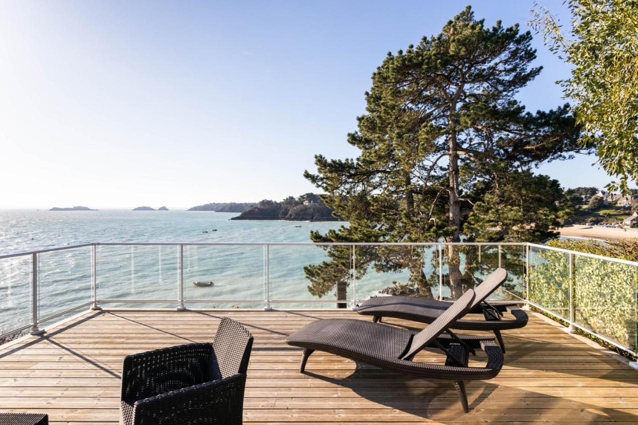 Jardin Sur L'Eau - Appt Vue Mer Cancale Bagian luar foto