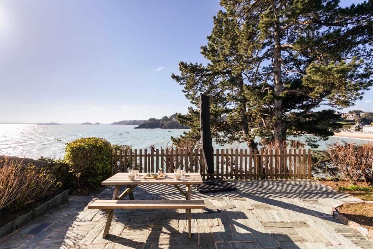 Jardin Sur L'Eau - Appt Vue Mer Cancale Bagian luar foto